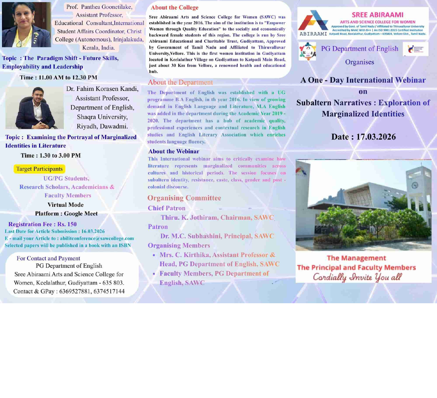 International Webinar